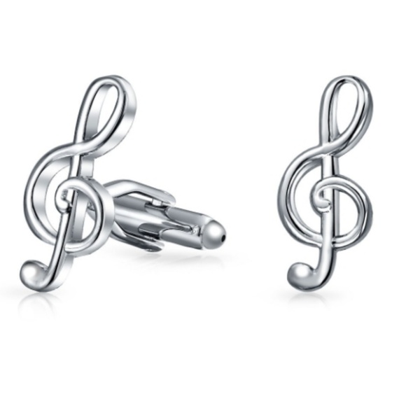 Music Note Cuff Links - Picture 2 of 7